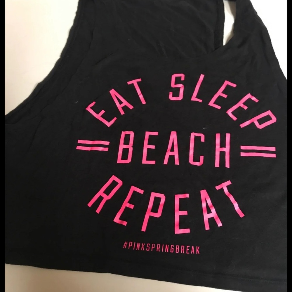 Pink Tank. Top mid length